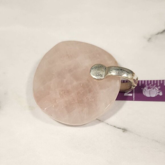 Premier Designs Catalina Rose Quartz Three-Strand Necklace Pink Quartz Necklace - Picture 9 of 12